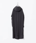 画像をギャラリービューアに読み込む, ATTACHMENT アタッチメントのNY 2LAYER STRETCH LIGHT HOODED COAT - BLACKの公式通販サイトsession福岡セレクトショップ
