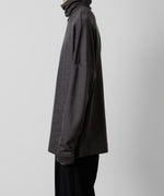 画像をギャラリービューアに読み込む, ATTACHMENT アタッチメントのWO/NY SMOOTH OVERSIZED HIGHNECK L/S TEE - GRAY 公式通販サイトsession福岡セレクトショップ
