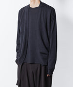 画像をギャラリービューアに読み込む, ATTACHMENT アタッチメント × JOHN SMEDLEYの× JOHN SMEDLEY MERINO EXTRAFINE BUTTONLESS V NECK CARDIGAN - D.NAVYの公式通販サイトsession福岡セレクトショップ
