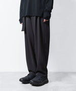 画像をギャラリービューアに読み込む, ATTACHMENT アタッチメントのPE STRETCH DOUBLE CLOTH BELTED WIDE TAPERD TROUSERS - D.GRAYの公式通販サイトsession福岡セレクトショップ
