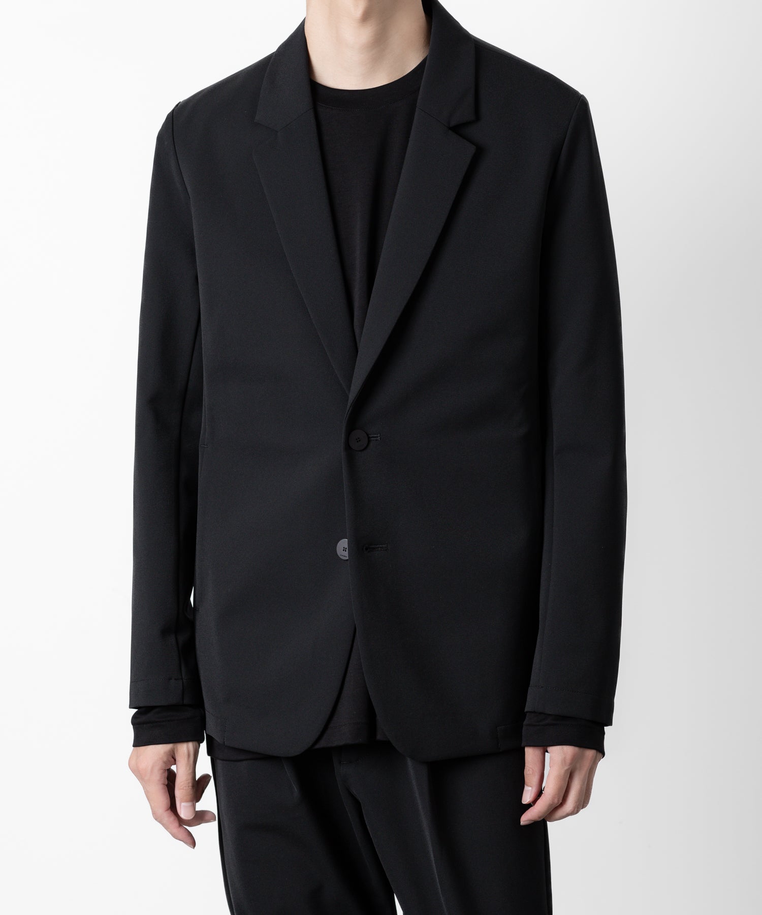 ATTACHMENT アタッチメント別注のSOLOTEX DOUBLE CLOTH 2B JACKET - BLACKの公式通販サイトsession福岡セレクトショップ