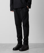 画像をギャラリービューアに読み込む, ATTACHMENT アタッチメントのNY/CO STRETCH JERSEY REGULAR FIT EASY TROUSERS - BLACK 公式通販サイトsession福岡セレクトショップ
