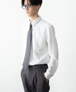 画像をギャラリービューアに読み込む, ATTACHMENT アタッチメントのSILK SATIN JACQUARD TIE - BLACKの公式通販サイトsession福岡セレクトショップ
