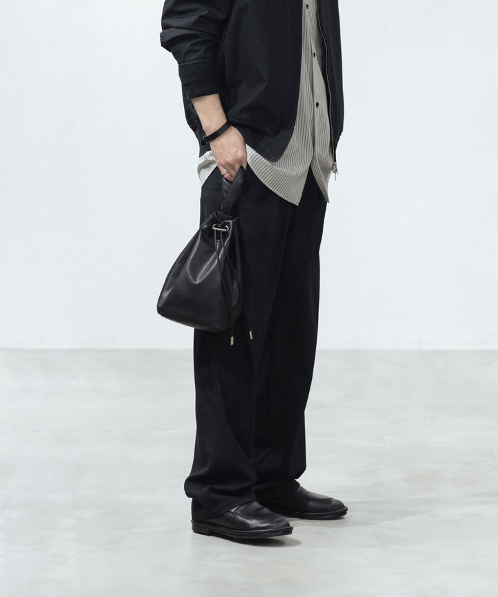 ATTACHMENT / EXCLUSIVE ITEMアタッチメントのSYNTHETIC LEATHER SMALL BUCKET BAG - BLACKの公式通販サイトsession福岡セレクトショップ