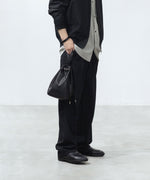 画像をギャラリービューアに読み込む, ATTACHMENT / EXCLUSIVE ITEMアタッチメントのSYNTHETIC LEATHER SMALL BUCKET BAG - BLACKの公式通販サイトsession福岡セレクトショップ
