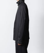 画像をギャラリービューアに読み込む, ATTACHMENT アタッチメントのT/W/SI STRETCH GABARDINE COLLARLESS JKT - BLACKの公式通販サイトsession福岡セレクトショップ
