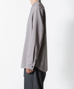 画像をギャラリービューアに読み込む, ATTACHMENT アタッチメントのPE COMPACT TWILL BAND COLLAR DRESS SHIRT - L.KH GRAYの公式通販サイトsession福岡セレクトショップ
