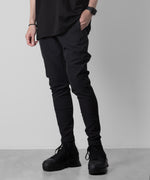 画像をギャラリービューアに読み込む, ATTACHMENT アタッチメントのPE HIGH COUNT DOUBLE CLOTH SIDE POCKET EAZY PANTS - BLACKの公式通販サイトsession福岡セレクトショップ
