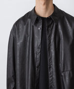 画像をギャラリービューアに読み込む, VEIN-ヴェイン SYNTHETIC LEATHER L/S SHIRTのBLACK 公式通販サイトsession福岡セレクトショップ
