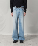 画像をギャラリービューアに読み込む, ATTACHMENT アタッチメントの11OZ DENIM FLAP JEANS - L.NAVYの公式通販サイトsession福岡セレクトショップ
