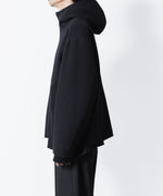 画像をギャラリービューアに読み込む, ATTACHMENT アタッチメントのWOOL SHAGGY PADDING HOODED JACKET - BLACKの公式通販サイトsession福岡セレクトショップ
