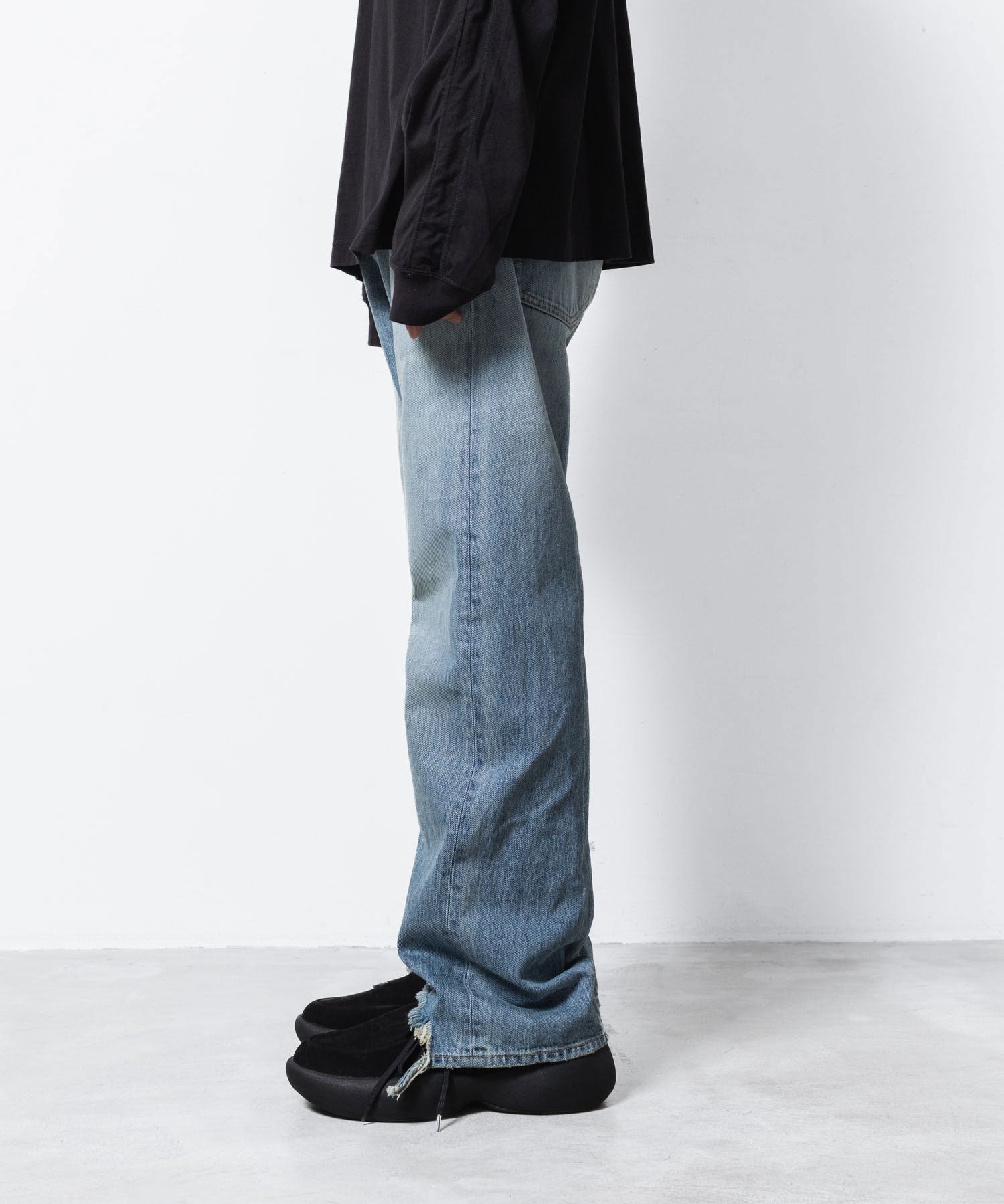 VEIN ヴェインの13OZ DENIM BOOT CUT TROUSERS - L.NAVYの公式通販サイトsession福岡セレクトショップ