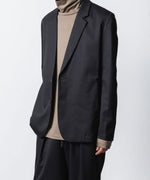 画像をギャラリービューアに読み込む, 【 ATTACHMENT 】T/W/SI STRETCH GABARDINE 2B JKT - BLACK
