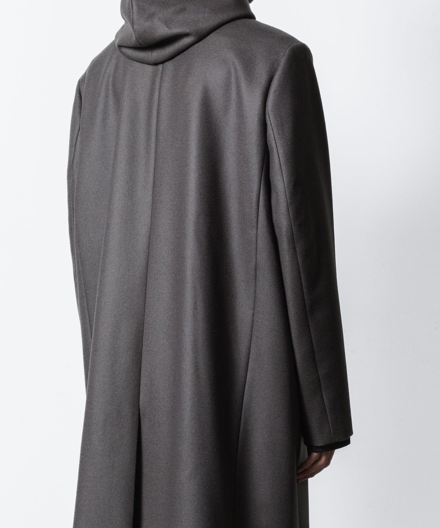 ATTACHMENT / EXCLUSIVE ITEMアタッチメントの2/90 SUPER120S MALTON ZIPUP HOODED COAT - D.GRAYの公式通販サイトsession福岡セレクトショップ