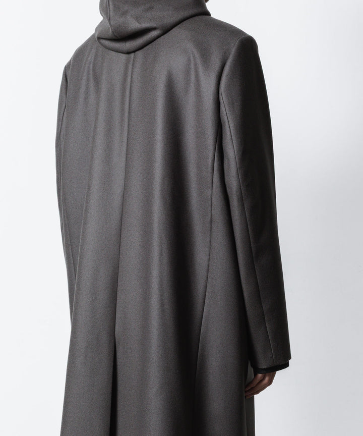 ATTACHMENT / EXCLUSIVE ITEMアタッチメントの2/90 SUPER120S MALTON ZIPUP HOODED COAT - D.GRAYの公式通販サイトsession福岡セレクトショップ