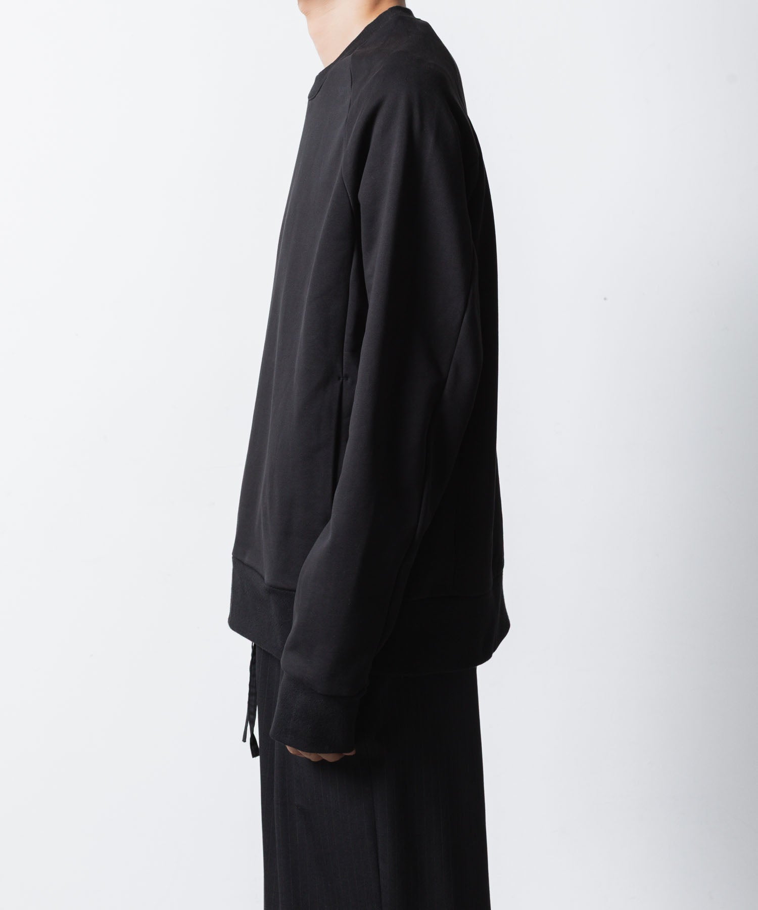 ATTACHMENT アタッチメントのCO STRECH TERRY PULLOVER - BLACKの公式通販サイトsession福岡セレクトショップ