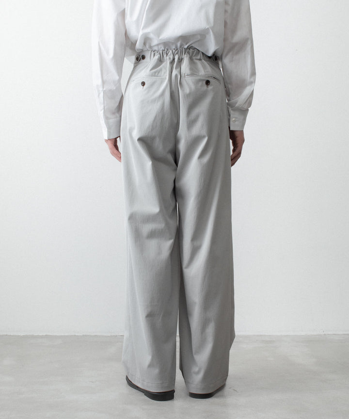 ATTACHMENT アタッチメントのPE/CO/LI DRY TWILL WIDE TROUSERS - L.GRAYの公式通販サイトsession福岡セレクトショップ