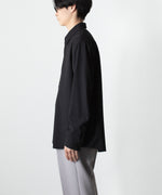 画像をギャラリービューアに読み込む, ATTACHMENT アタッチメントのWO/TA STRETCH TRO L/S SHIRT - BLACKの公式通販サイトsession福岡セレクトショップ
