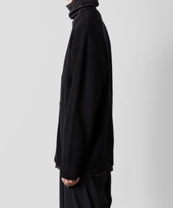 ATTACHMENT アタッチメントのBRITISH WO KNIT CARDIGAN - BLACK 公式通販サイトsession福岡セレクトショップ