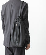 画像をギャラリービューアに読み込む, ATTACHMENT アタッチメントのSYNTHETIC LEATHER BUCKET BAG - GRAYの公式通販サイトsession福岡セレクトショップ
