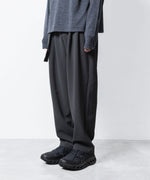画像をギャラリービューアに読み込む, ATTACHMENT アタッチメントのPE STRETCH DOUBLE CLOTH BELTED WIDE TAPERD TROUSERS - X.GRAYの公式通販サイトsession福岡セレクトショップ
