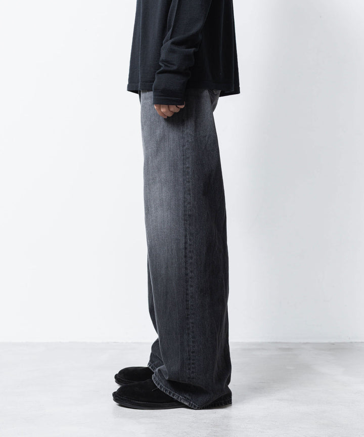 ATTACHMENT アタッチメントの11OZ DENIM FLAP JEANS - BLACKの公式通販サイトsession福岡セレクトショップ
