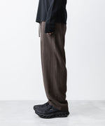 画像をギャラリービューアに読み込む, ATTACHMENT アタッチメントのRY/CO/SI FLANNEL 1TUCK EASY TROUSERS - D.GRAYの公式通販サイトsession福岡セレクトショップ
