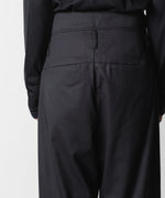 画像をギャラリービューアに読み込む, ATTACHMENT アタッチメントのT/W/SI STRETCH GABARDINE FLAP TROUSERS - BLACKの公式通販サイトsession福岡セレクトショップ
