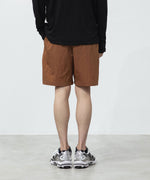 画像をギャラリービューアに読み込む, ATTACHMENT アタッチメントのNY TAFFETA SHORTS - BROWNの公式通販サイトsession福岡セレクトショップ
