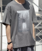 画像をギャラリービューアに読み込む, ATTACHMENT アタッチメントの30//2 SUVIN JERSEY PRINT TEE - GRAYの公式通販サイトsession福岡セレクトショップ

