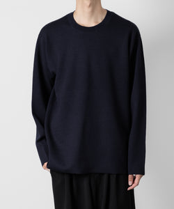 ATTACHMENT アタッチメントのWOxPE DOUBLE FACE KNIT CREWNECK PULLOVER L/S - NAVY 公式通販サイトsession福岡セレクトショップ