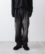 画像をギャラリービューアに読み込む, ATTACHMENT / EXCLUSIVE ITEMアタッチメントの11oz DENIM 1TUCK BELTED PANTS  - BLACKの公式通販サイトsession福岡セレクトショップ
