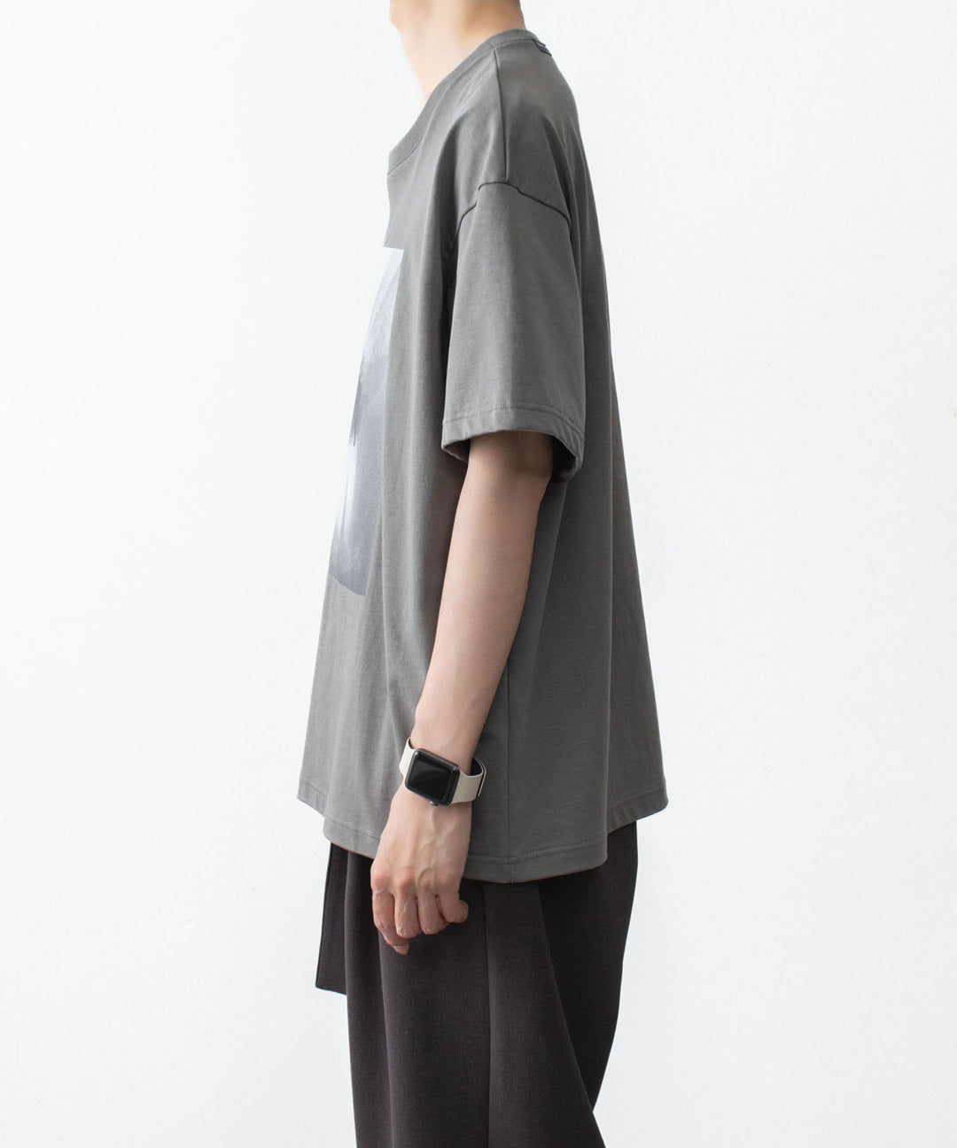 ATTACHMENT アタッチメントの30//2 SUVIN JERSEY PRINT TEE - GRAYの公式通販サイトsession福岡セレクトショップ