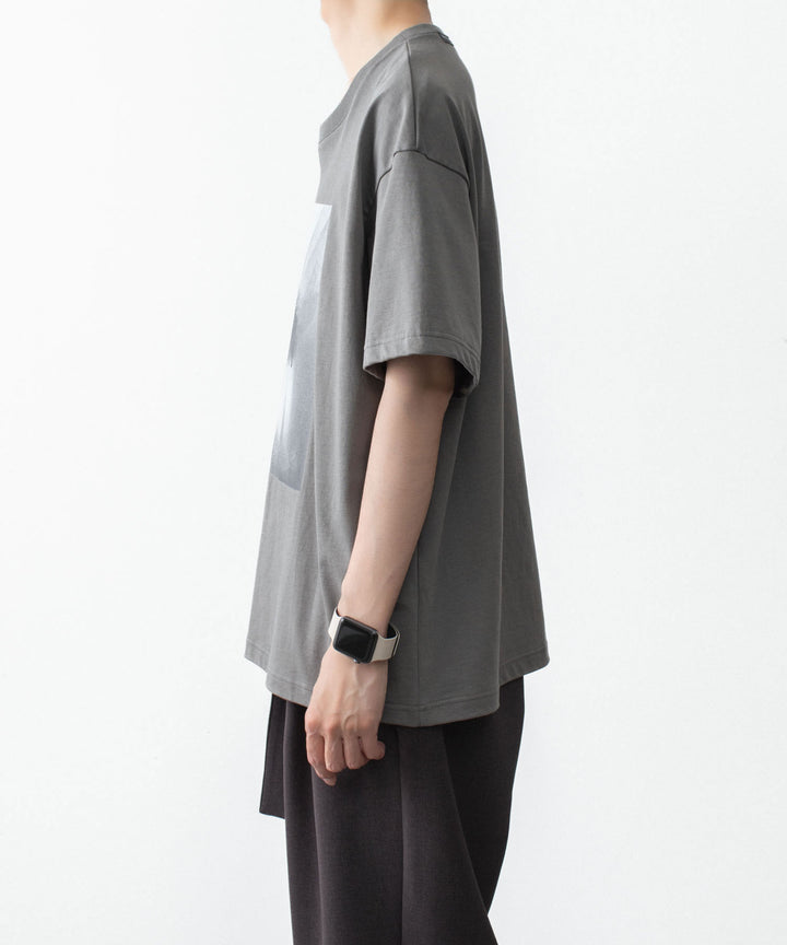 ATTACHMENT アタッチメントの30//2 SUVIN JERSEY PRINT TEE - GRAYの公式通販サイトsession福岡セレクトショップ