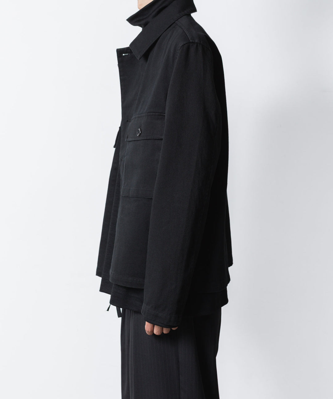 ATTACHMENT アタッチメントのCO NIDOM CLOTH M-43 JACKET - BLACKの公式通販サイトsession福岡セレクトショップ