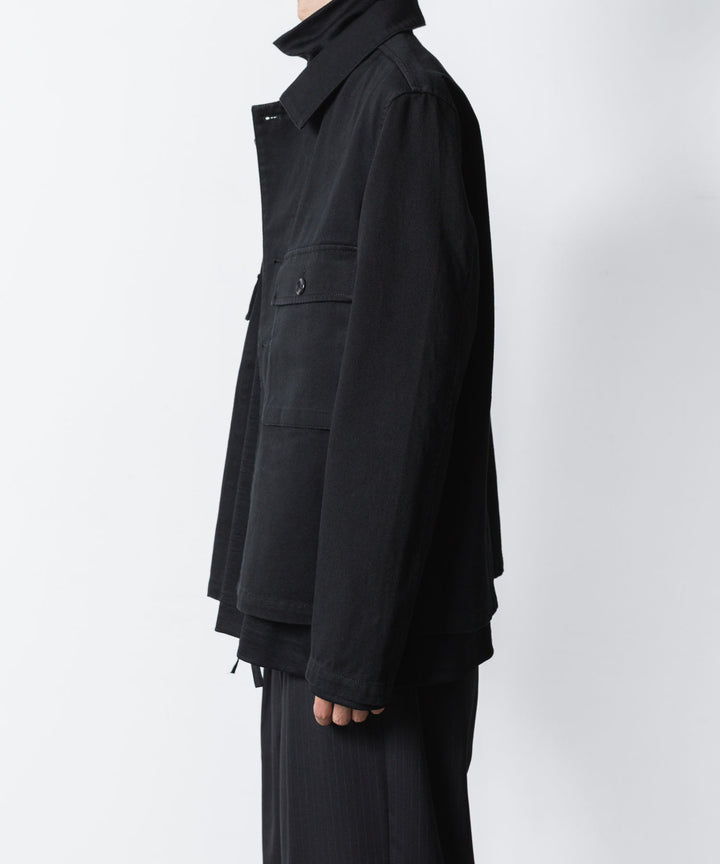 ATTACHMENT アタッチメントのCO NIDOM CLOTH M-43 JACKET - BLACKの公式通販サイトsession福岡セレクトショップ