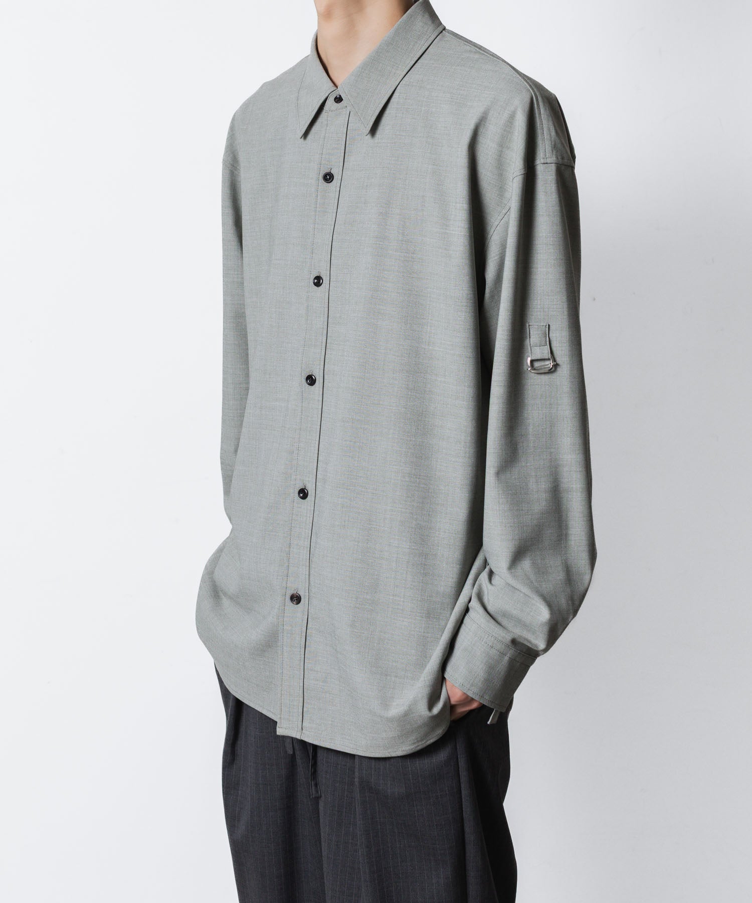 ATTACHMENT アタッチメントのPE/RY STRETCH TROPICAL STRAP SLEEVE L/S SHIRT - X.GREENの公式通販サイトsession福岡セレクトショップ