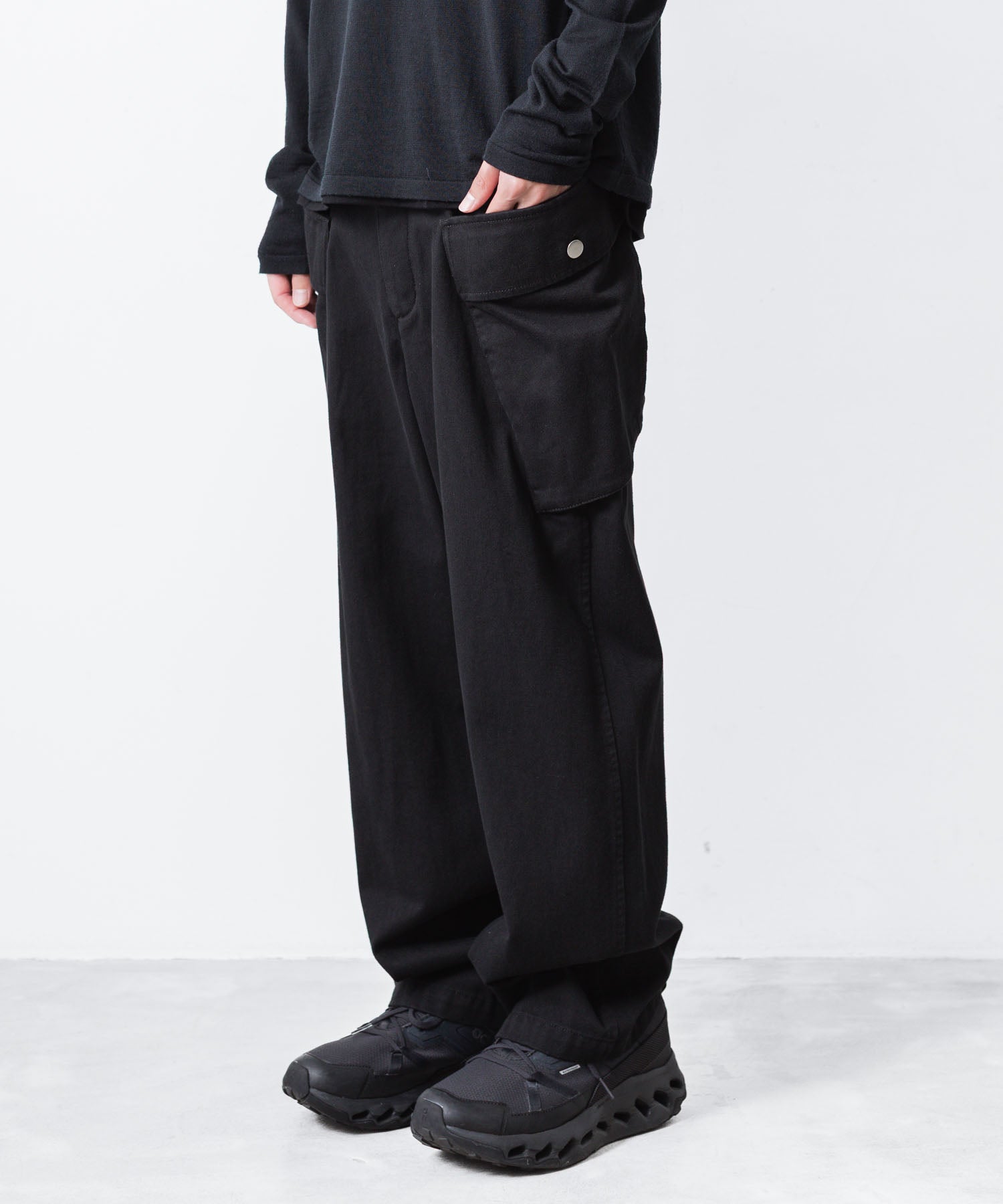 ATTACHMENT アタッチメントのCO NIDOM CLOTH M-43 FIELD TROUSERS - BLACKの公式通販サイトsession福岡セレクトショップ