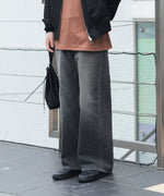画像をギャラリービューアに読み込む, ATTACHMENT アタッチメントの11OZ DENIM WIDE JEANS - BLACKの公式通販サイトsession福岡セレクトショップ
