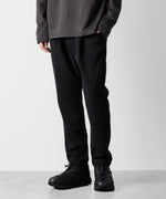 画像をギャラリービューアに読み込む, ATTACHMENT アタッチメントのPE STRETCH DOUBLE CLOTH REGULAR FIT EASY TROUSERS - BLACK 公式通販サイトsession福岡セレクトショップ
