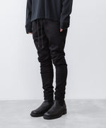 画像をギャラリービューアに読み込む, ATTACHMENT / EXCLUSIVE ITEMアタッチメントのRUBBER STRETCH TWILL THREE DIMENSIONAL PANTS - BLACKの公式通販サイトsession福岡セレクトショップ
