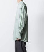画像をギャラリービューアに読み込む, ATTACHMENT アタッチメントの140/2 GIZA BROAD BANDCOLLAR L/S SHIRT - L.GREENの公式通販サイトsession福岡セレクトショップ
