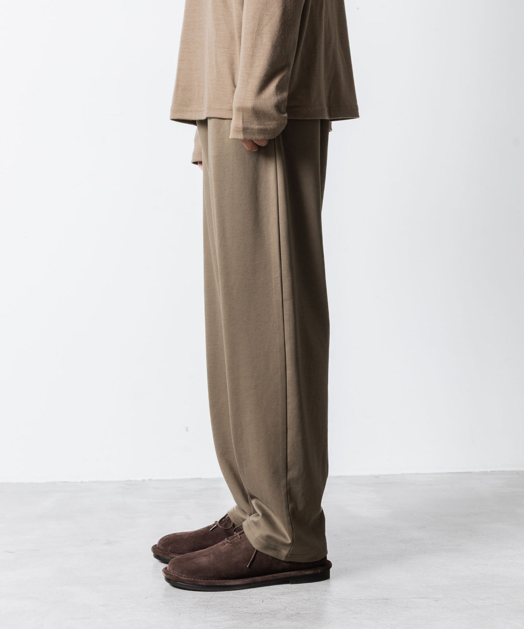 ATTACHMENT アタッチメントのCOTTON DOUBLE FACE LOUNGE TROUSERS - CAMELの公式通販サイトsession福岡セレクトショップ