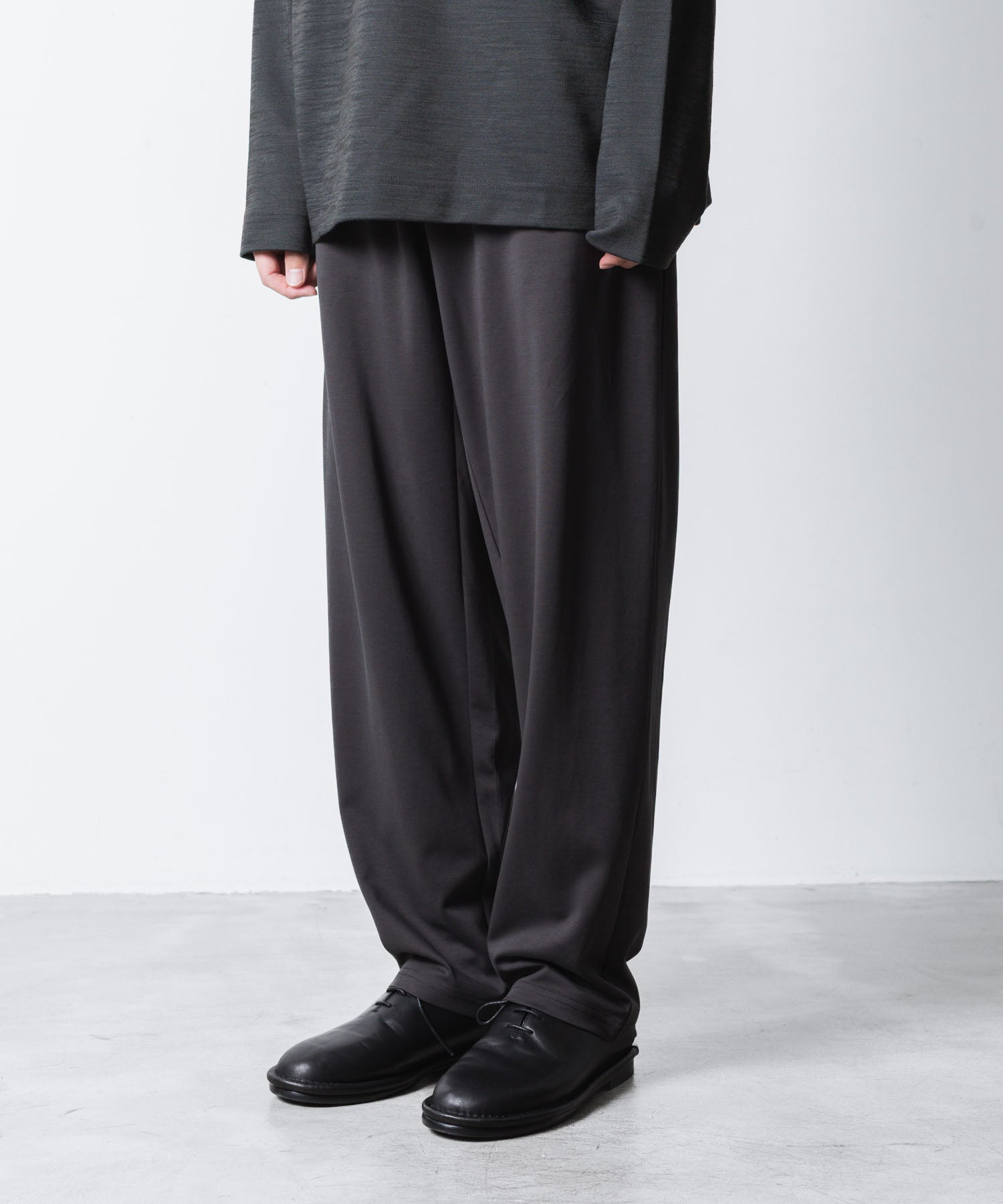 ATTACHMENT アタッチメントのCOTTON DOUBLE FACE LOUNGE TROUSERS - D.GRAYの公式通販サイトsession福岡セレクトショップ