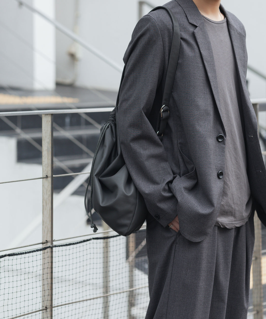 ATTACHMENT アタッチメントのWO/TA STRETCH TRO 2B JKT - D.GRAYの公式通販サイトsession福岡セレクトショップ