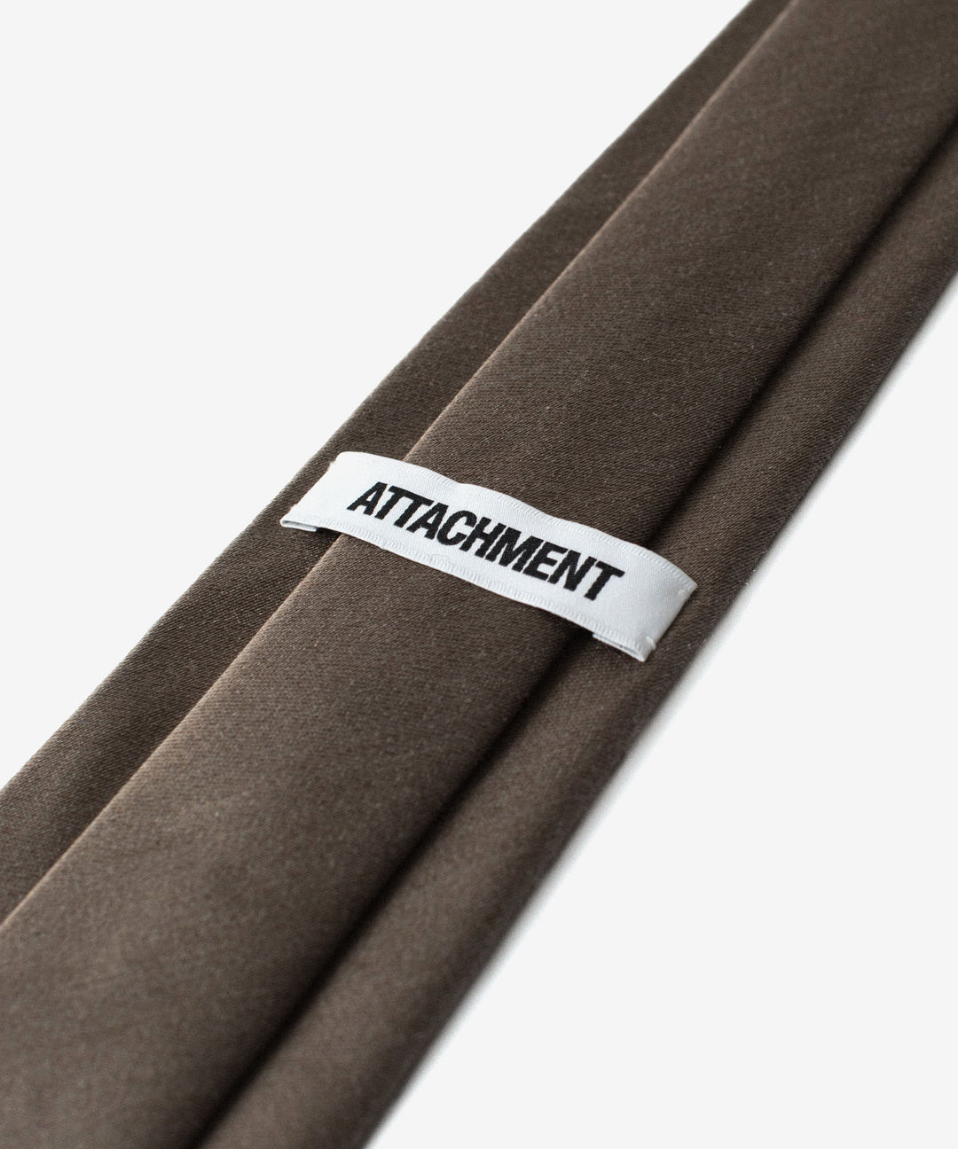 ATTACHMENT アタッチメントのSILK SATIN TIE - KHAKI GRAYの公式通販サイトsession福岡セレクトショップ