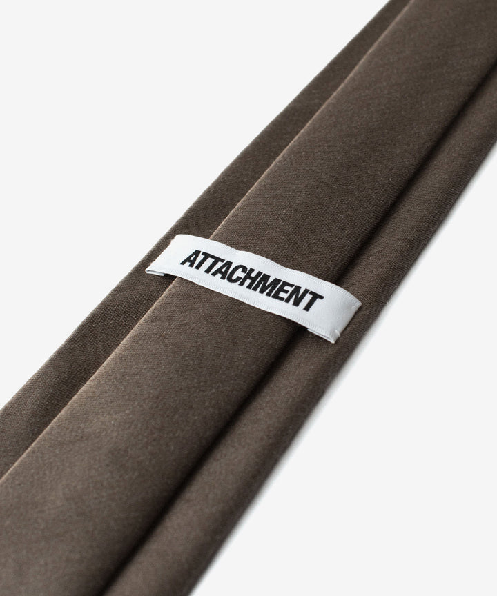 ATTACHMENT アタッチメントのSILK SATIN TIE - KHAKI GRAYの公式通販サイトsession福岡セレクトショップ