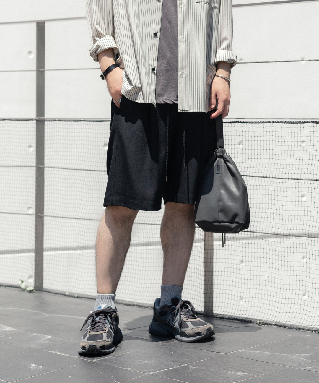 ATTACHMENT / EXCLUSIVE ITEMアタッチメントのPE LIGHT TROPICAL EASY SHORTS - BLACKの公式通販サイトsession福岡セレクトショップ