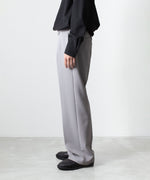 画像をギャラリービューアに読み込む, ATTACHMENT アタッチメントのPE STRETCH DOUBLE CLOTH BELTED STRAIGHT TROUSERS - L.GRAYの公式通販サイトsession福岡セレクトショップ
