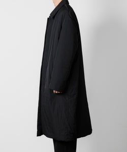 ATTACHMENT アタッチメントのNY TAFFETA PADDING BALLCOLLAR COAT - BLACK 公式通販サイトsession福岡セレクトショップ